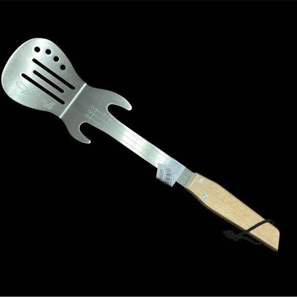 NWT DOLLY PARTON 18” GRILL SPATULA AND TONGS IN THE SHAPE OF GUITAR. GREAT GIFT - Picture 2 of 5